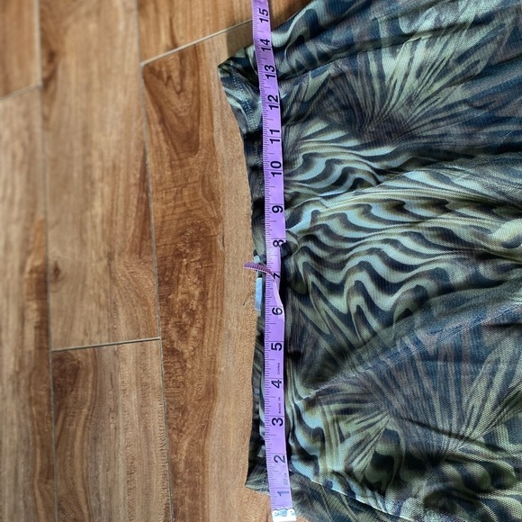 Rags Two Piece Set - Mesh Skirt and Short Sleeve Blouse Size Large - Picture 6 of 12